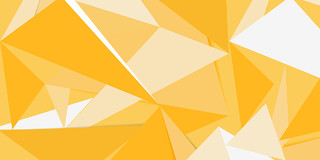 黄色渐变科技感几何三角形展板背景